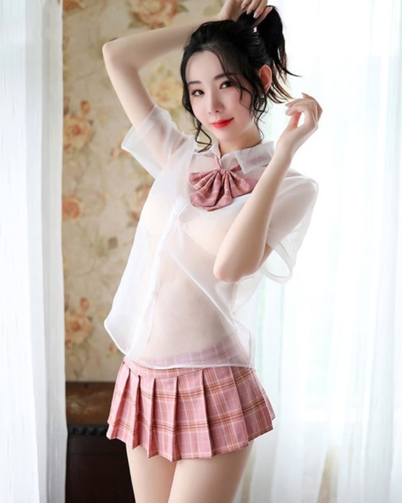 Ảnh gái xinh mặc váy ngắn