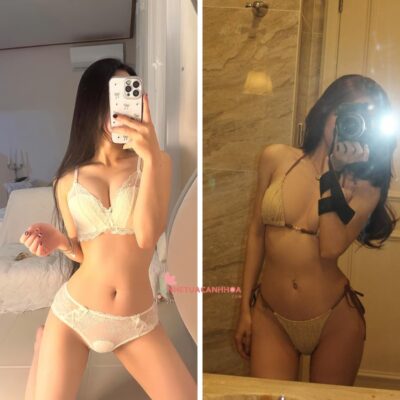 gái xinh khoe ngực